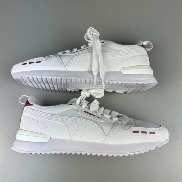 Puma R78 Raw Metallics Sneaker in White Rose Gold - Picture 5 of 8